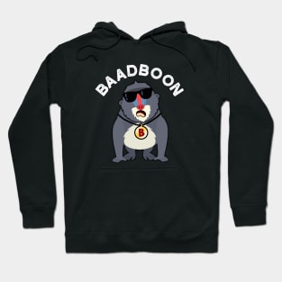 Baadboon Funny Bad Baboon Pun Hoodie